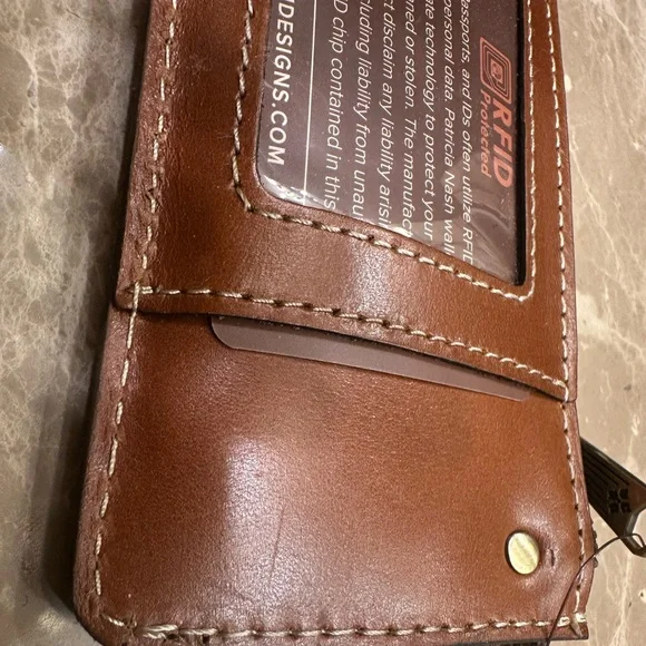 Patricia Nash box set Tooled Claire Satchel and Gela CC Case Florence New in box - Picture 16 of 16